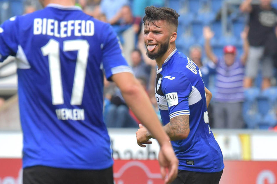 Das erste Bielefelder Tor der Saison 2017/18 gelang dem 20-Jährigen bereits beim Saisonauftakt.