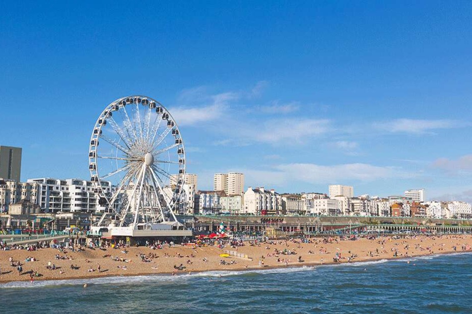 Der Diebstahl geschah in der britischen Küstenstadt Brighton südlich von London.