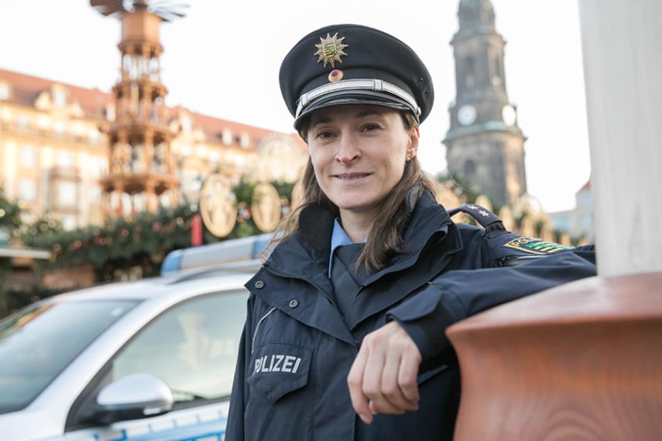 Die Polizei ist auf eine abstrakte Gefährdung eingestellt: Sie sichert den
Striezelmarkt mit bis zu zehn Beamten ab.