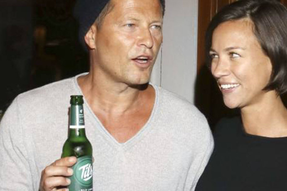 Til Schweiger und seiner damaligen Freundin bei der Eröffnung des "Barefoot Deli" Anfang November.