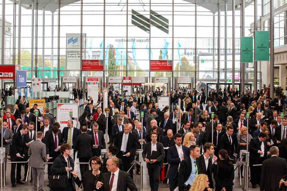 Auf der Expo Real in München preist die Stadt die Grundstücke an.