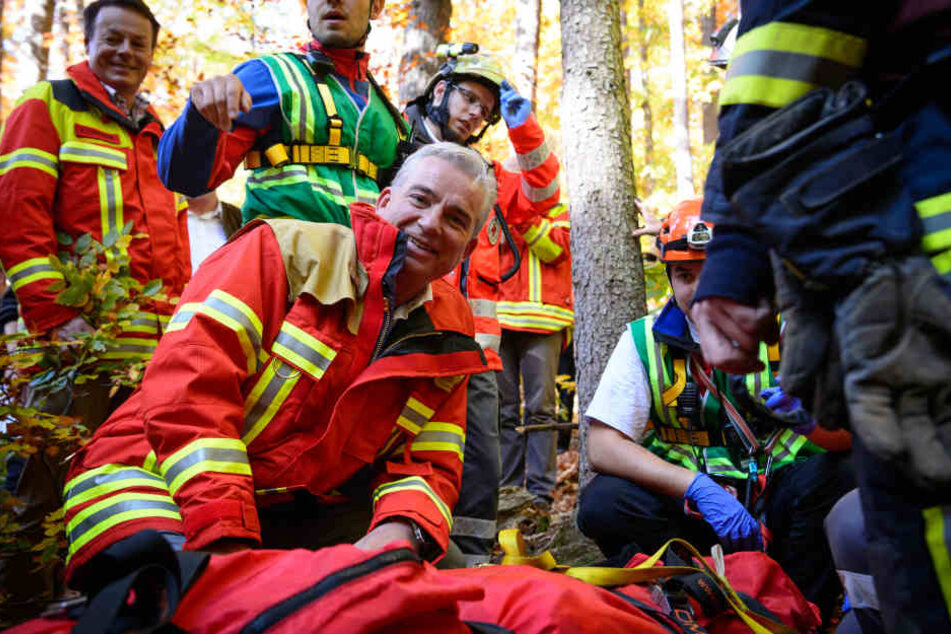 Baden-Württembergs Innenminister Thomas Strobl nimmt in Tübingen an einer Katastrophenschutz-Großübung im Naturpark Schönbuch teil. Heute muss sich dieser zur aktuellen Entwicklung der Feuerwehr äußern. (Archivbild)
