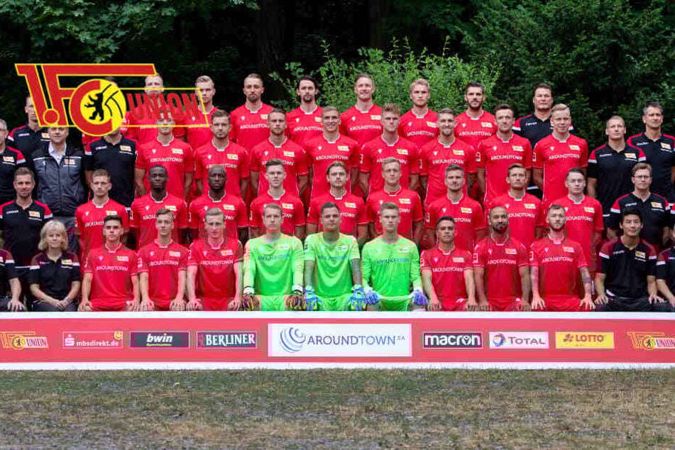 Fototermin 1. FC Union Berlin für die Saison 2019/20: Union-Coach Fischer kam mit einem 32- Mann-Kader ins Trainingslager.