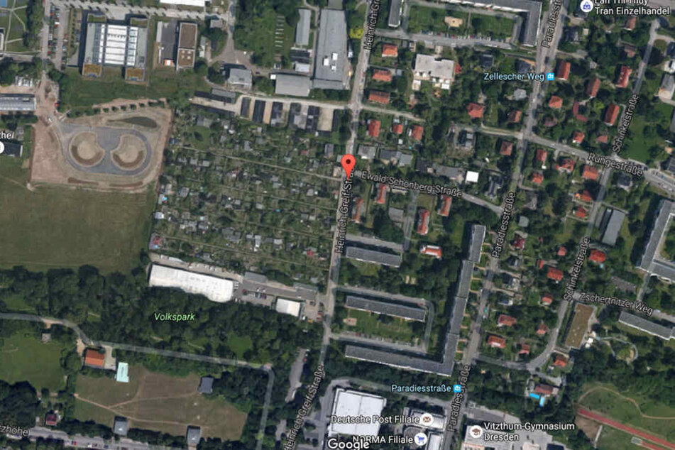 Im Dresdner Stadtteil Räcknitz wurde bei Bauarbeiten eine Fliegerbombe entdeckt.