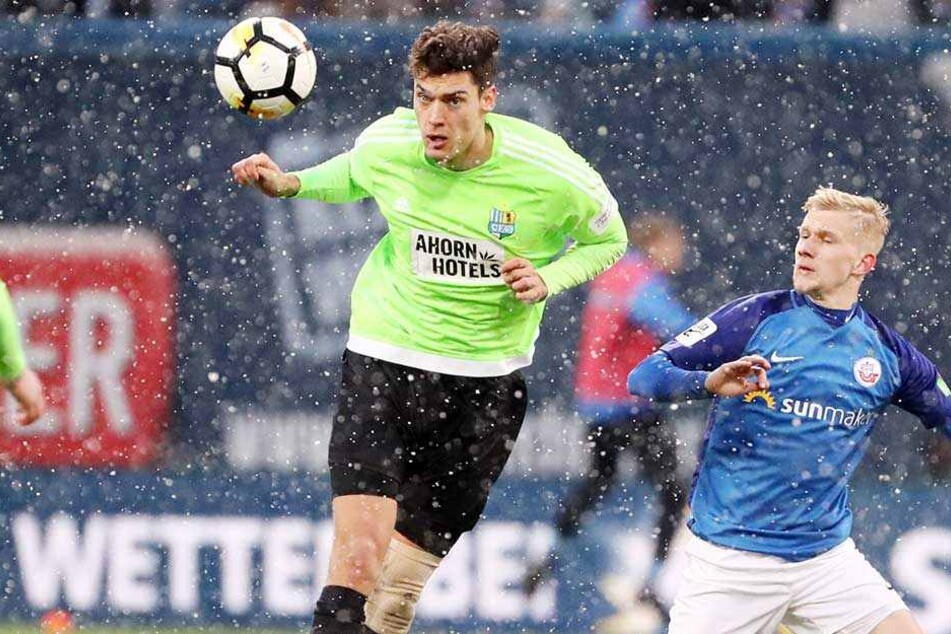Myroslav Slavov im Spiel gegen Hansa Rostock. Auch dort traf er, der CFC verlor aber dennoch 1:3.