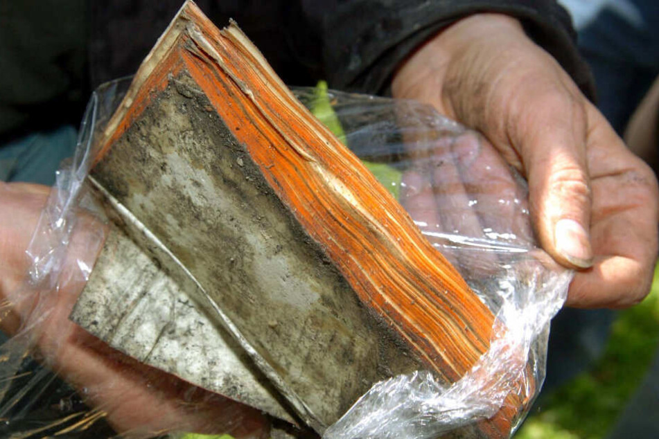 Bei dem Brand in Weimar 2004 wurden zahlreiche wertvolle Bücher zerstört.