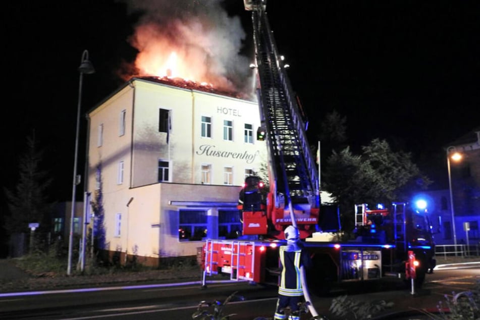 Am Dienstagabend kam es zu einem Brand im Husarenhof.