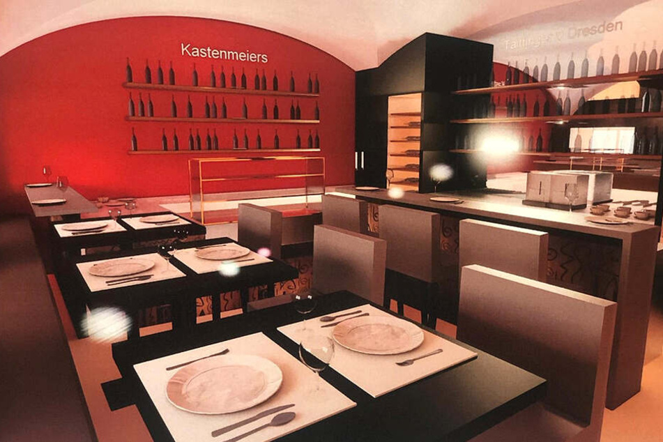 So soll die künftige Austern- und Sushibar ausehen.