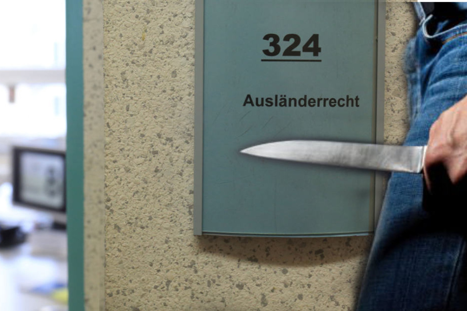 Der Mann bedrohte einen Mitarbeiter mit einem Messer. (Symbolbild)