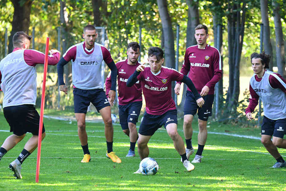 Bei Dynamo wird derzeit fleißig trainiert - bis zum gestrigen Dienstag aber ohne die Auswahlfahrer.