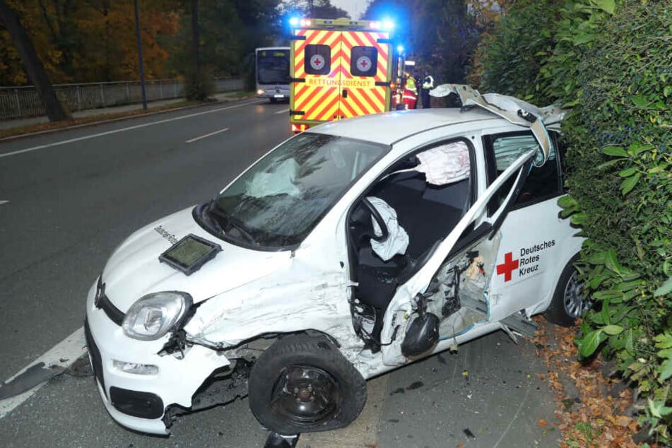 Der Fiat Panda soll einen Totalschaden haben.