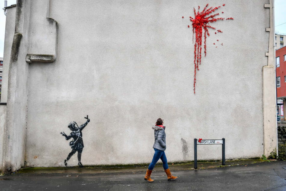 Banksys neustes Werk in Bristol.