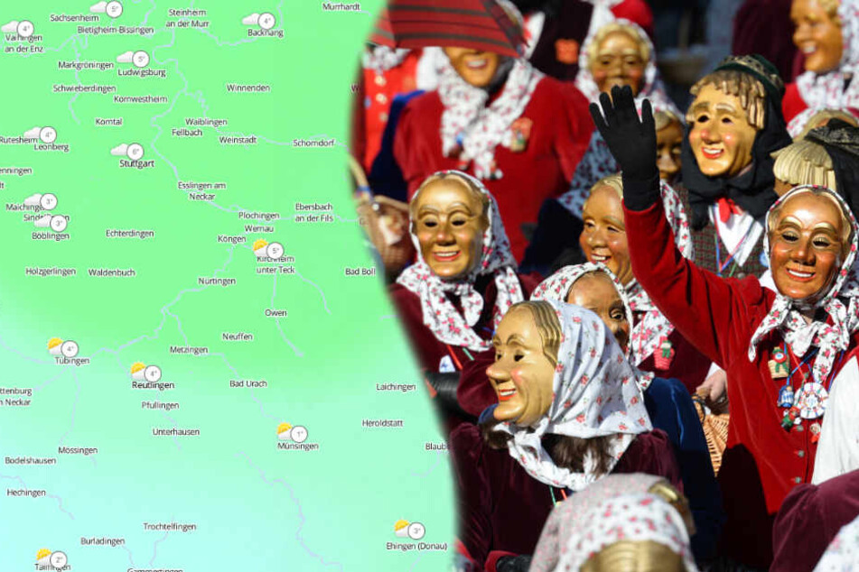 In den nächsten Tagen müssen die Narren während der Fastnacht bibbern. (Fotomontage/Symbolbild)