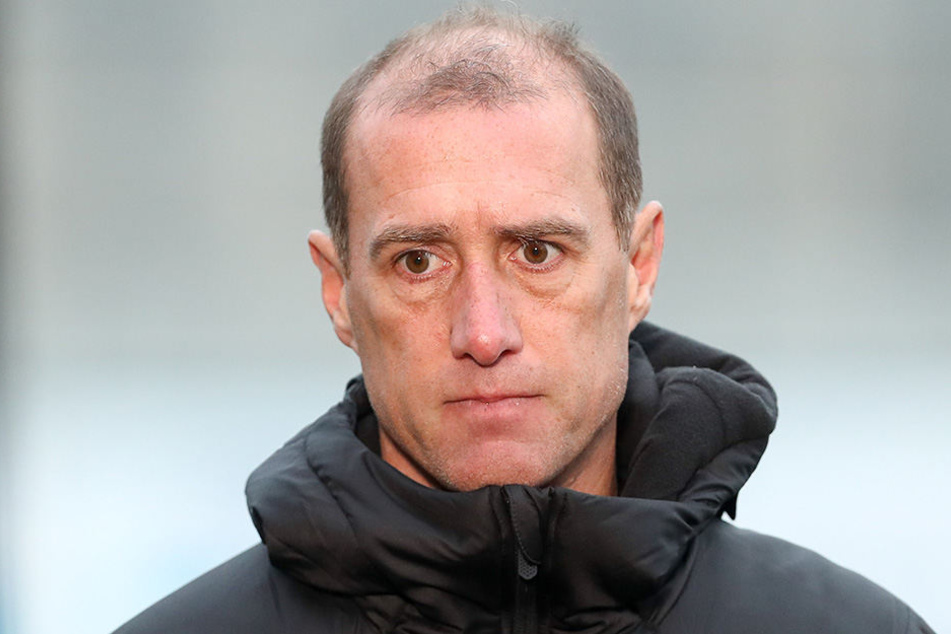 Sorgenvolle Miene bei FSV-Coach Joe Enochs.