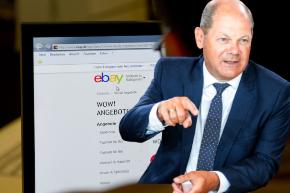 Finanzminister Olaf Scholz (60, SPD) leitete die Kabinettssitzung in Berlin (Bildmontage).