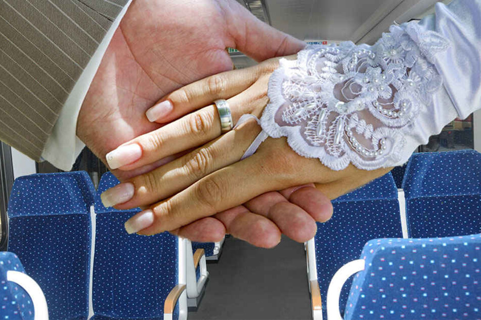 Hochzeit mal anders: Ein Thüringer Paar heiratet im Regionalzug.