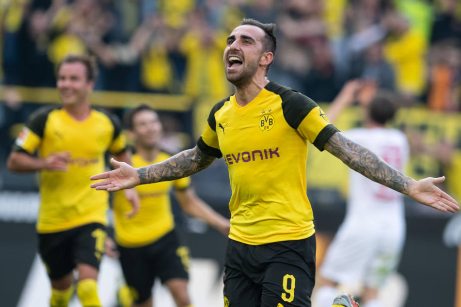 Paco Alcacer erzielte bereits acht Tore für den BVB.
