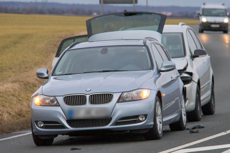 Nach dem ersten Unfall ereignete sich noch ein Auffahrunfall.