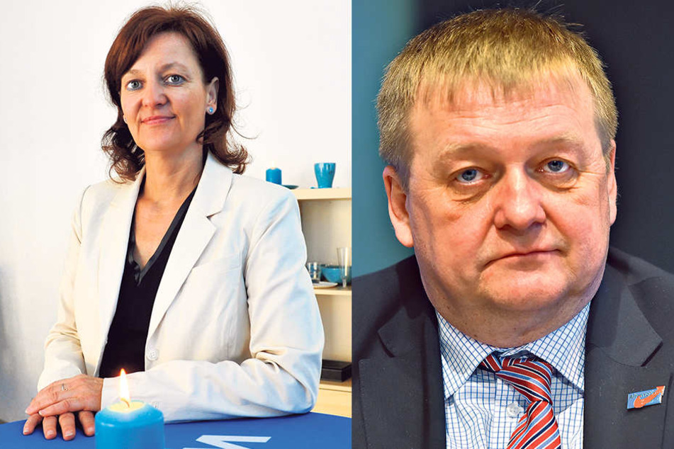 Andrea
Kersten (51) und Sven Simon (55, re.).