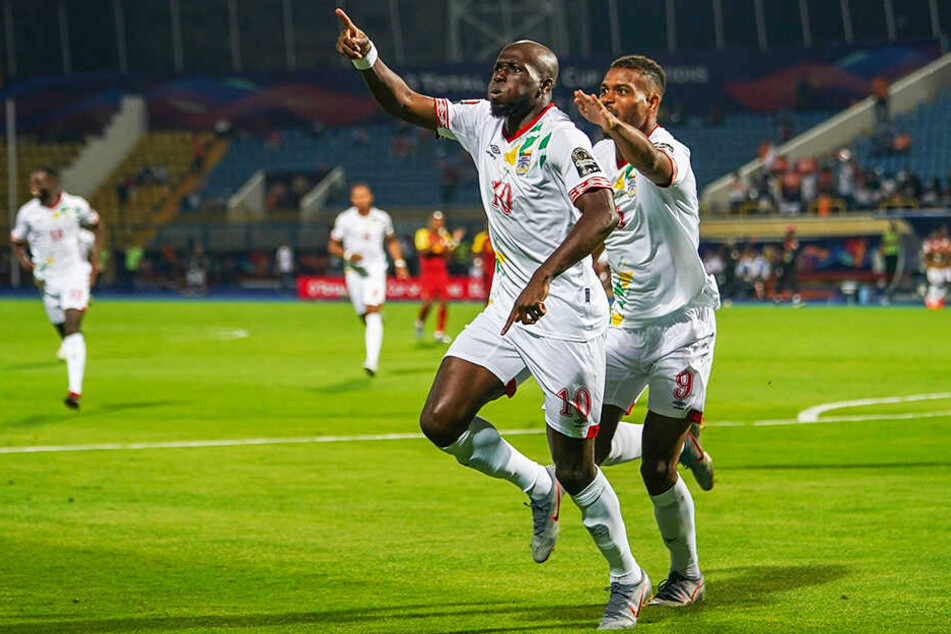 Mickaël Poté (l.) lief für den Benin gegen Ghana noch einmal zu großer Form auf.