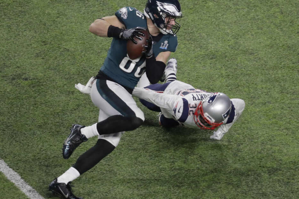 Philadelphias Zach Ertz in Aktion.