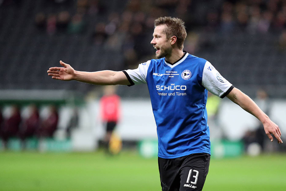 Julian Börner (26) möchte das Spiel gegen FC Erzgebirge Aue "rocken".