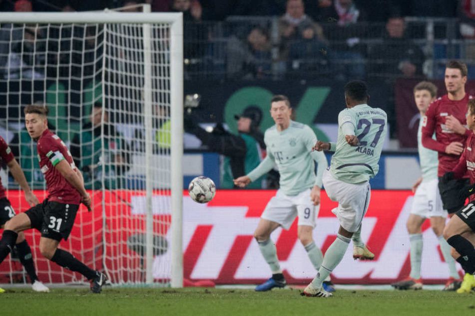 Alaba gelang in Hannover ein sehenswerter Treffer.