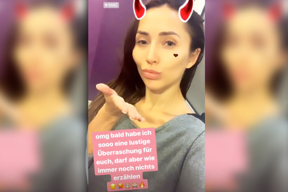 Das Foto zeigt einen Screenshot der Instagram-Story von Anastasiya Avilova.