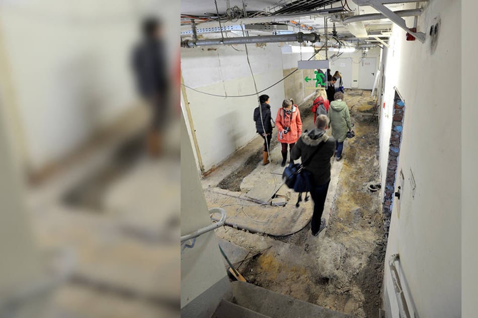 Das Gewandhaus ist seit einigen Wochen eine Großbaustelle.