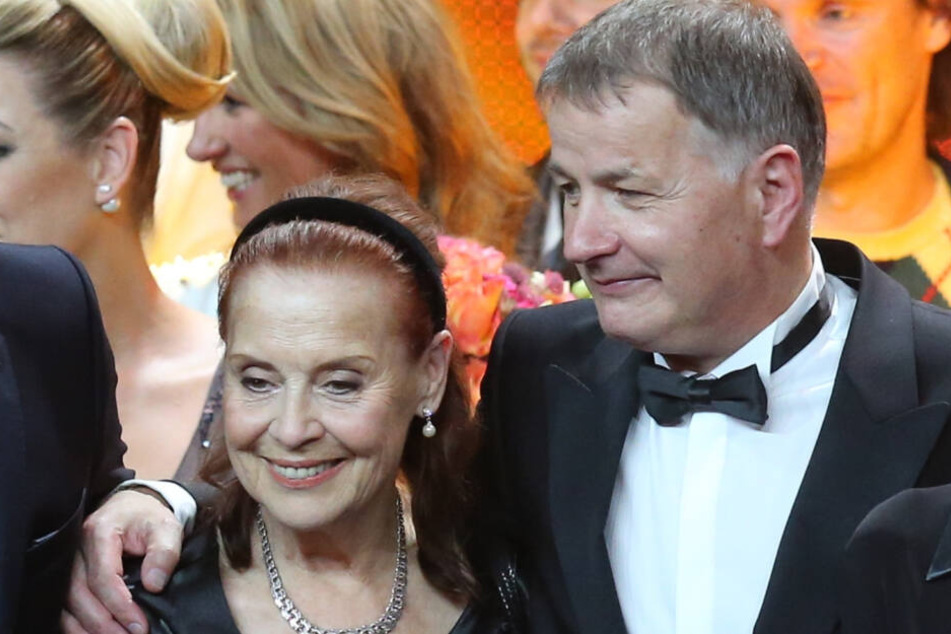 Ursula Karusseit (†79) und Thomas Rühmann (63) bei der Bambi-Verleihung 2014.