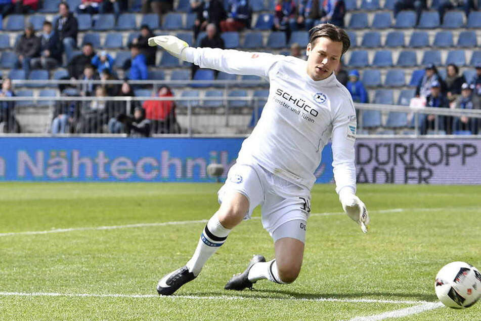Daniel Davari (29) ist bei Arminia Bielefeld nicht unumstritten.