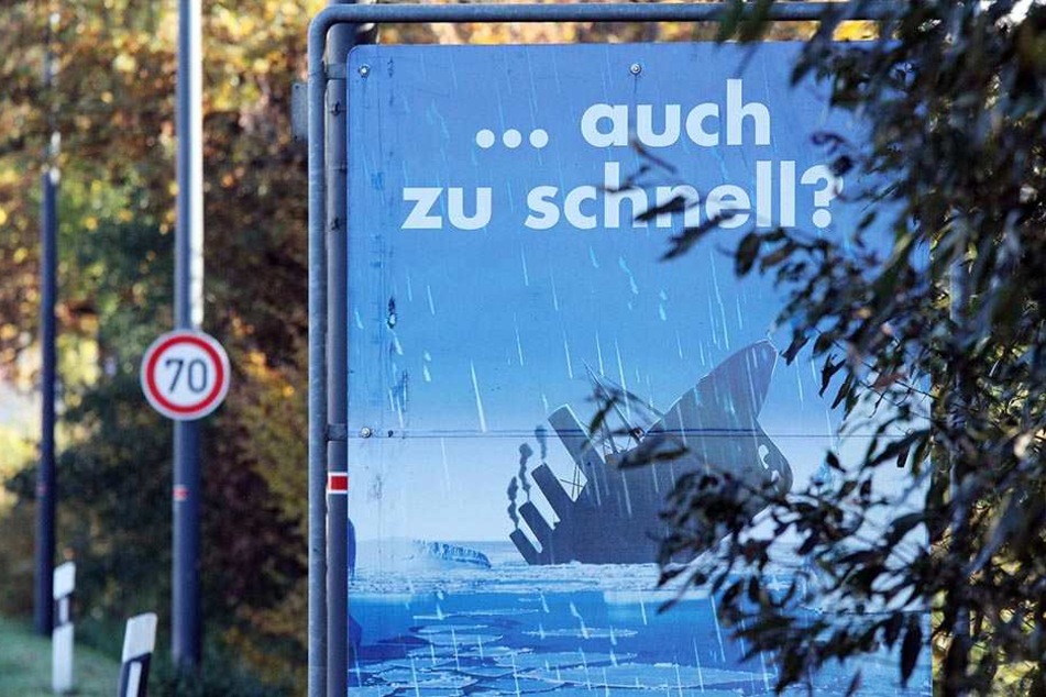 An diesem Schild stört sich ein Titanic-Experte.