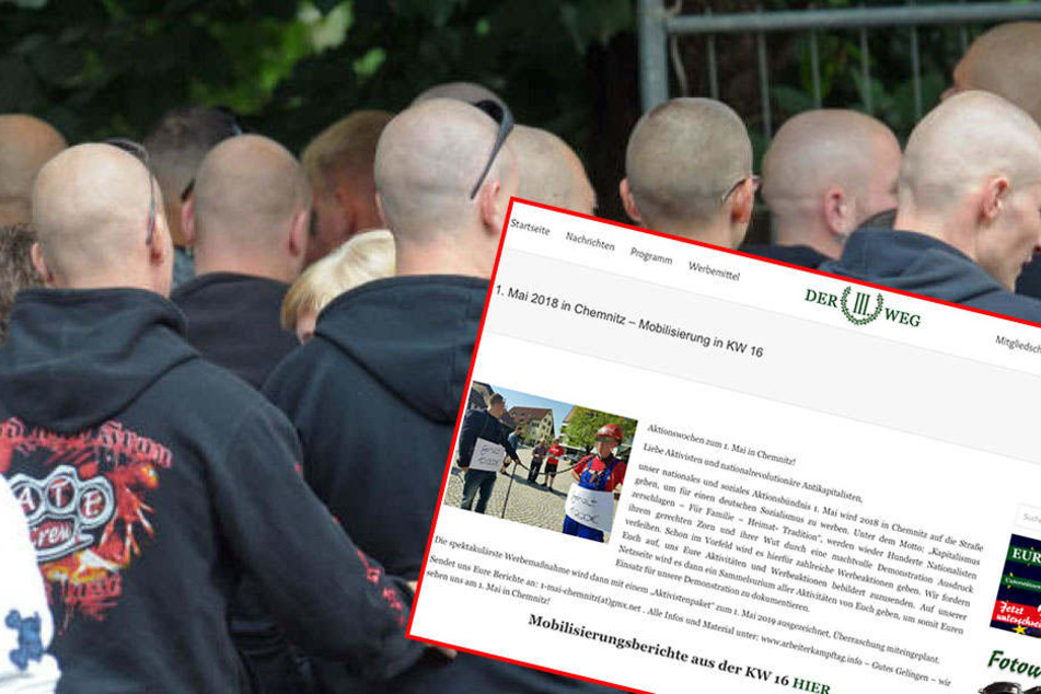 Am 1. Mai ruft die Kleinpartei Der III. Weg in Chemnitz zum Naziaufmarsch auf.