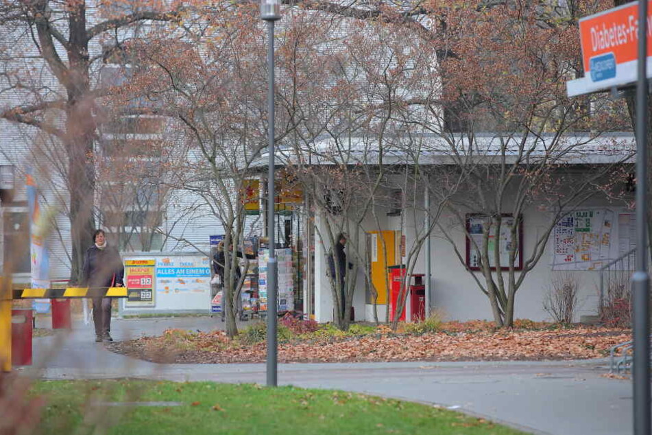 Den Kiosk am EIngangsbereich der Uniklinik wollte der Jugendliche überfallen.