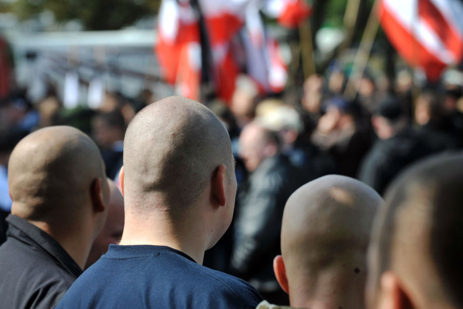Die Zahl der aktenkundigen Rechtsextremisten stieg im Jahr 2017 auf 1465 Männer. Ein Jahr zuvor waren es über 100 weniger (Archivbild).