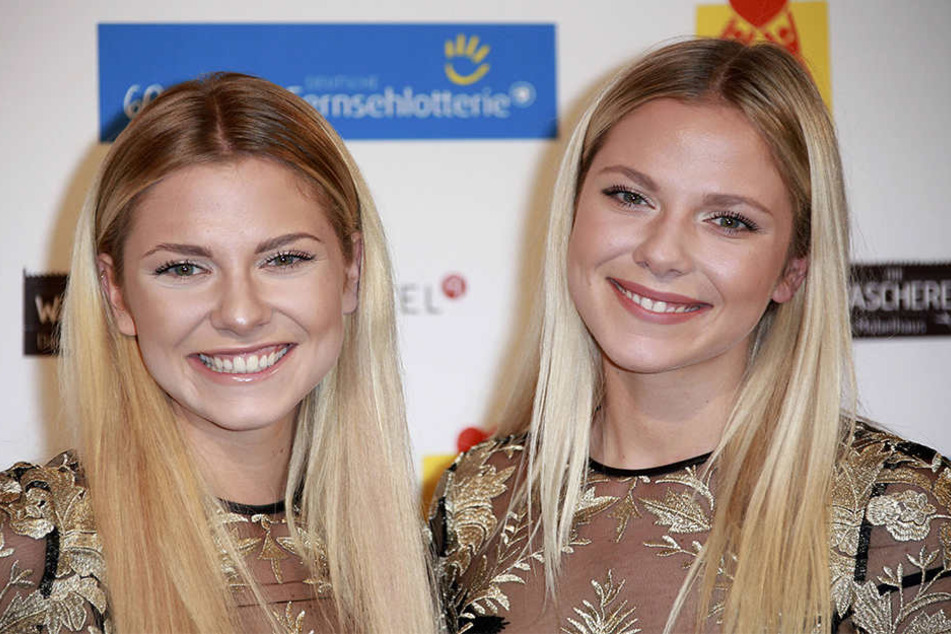 Cheyenne Pahde (l.), hier mit ihrer Zwillingsschwester Valentina Pahde.