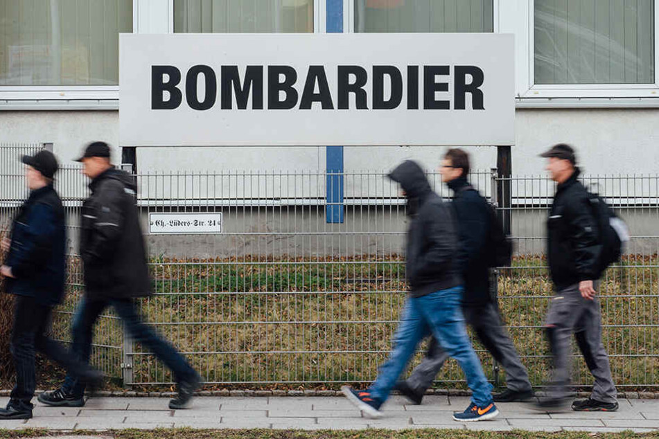 Die Bombardier-Mitarbeiter, wie hier in Görlitz, müssen um ihre Jobs bangen.