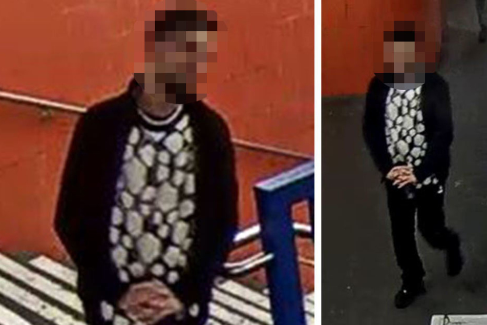 Die Polizei sucht mit diesen Bildern nach dem mutmaßlichen Täter.