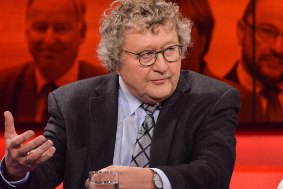 Auch im Fernsehen wird der Professor regelmäßig eingeladen. Hier bei "Hart aber fair".