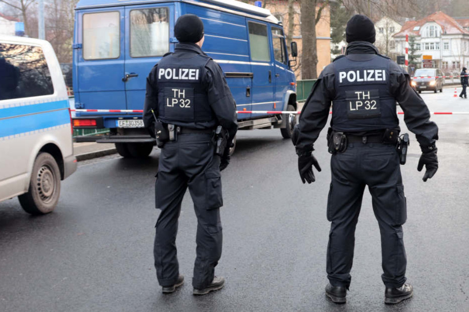 Der Fundort wurde weiträumig abgesperrt.