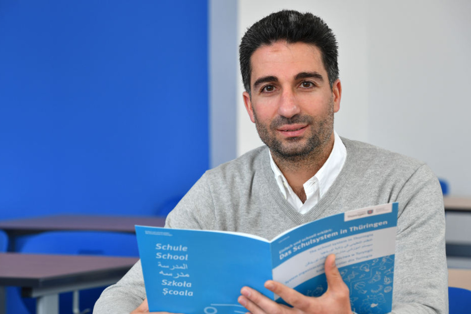 Der gebürtige Syrer und Geschäftsführer des Erfurter Zentrum für Sprachen und Integration, Malek Harba.