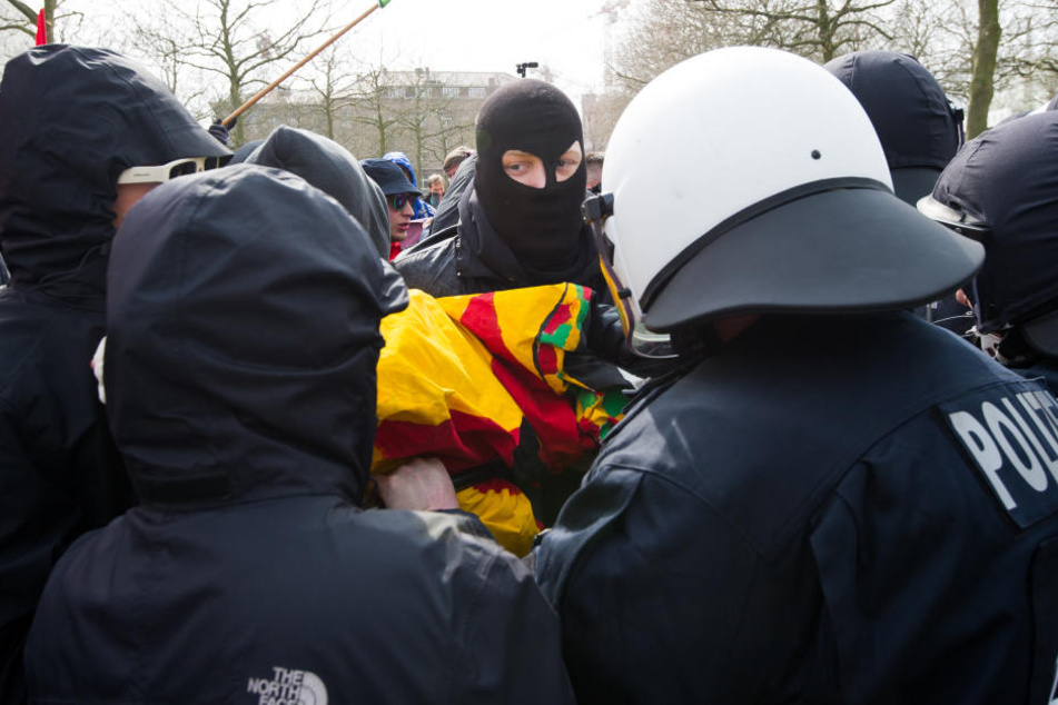 Die Demonstration der rechtsextremen Partei III. Weg will durch Gera ziehen. (Symbolbild)