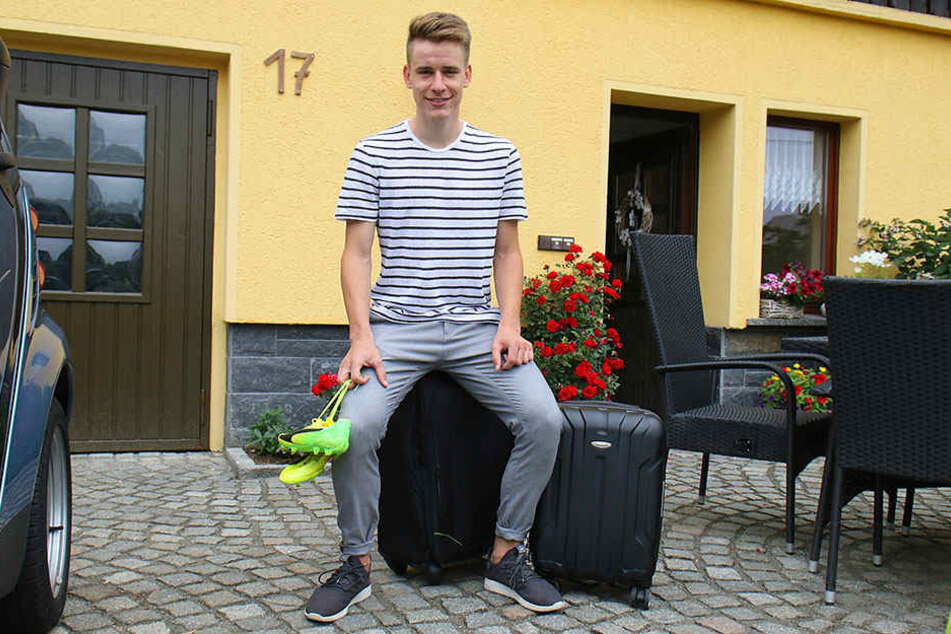 In der kommenden Woche zieht Florian Hansch erstmals aus seinem Elternhaus in Erdmannsdorf aus. Dann gehts nach Sandhausen. Die Koffer sind gepackt!