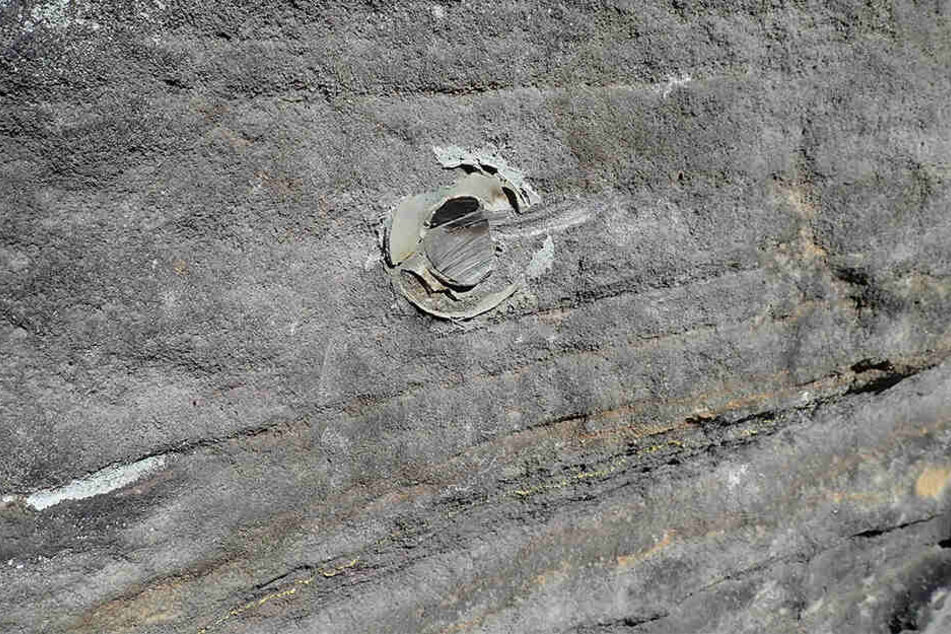 Ein zerstörter Ring am Bielawächter.
