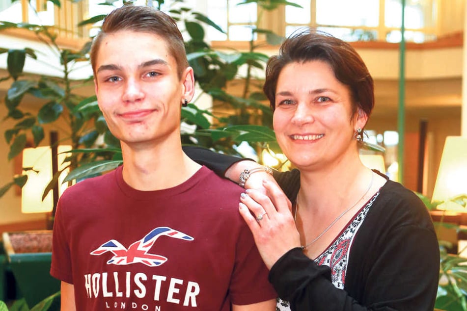 Hat sich prächtig gemacht: Maurice Jost ist heute ein junger Mann und der ganze Stolz von Mutter Yvonne.