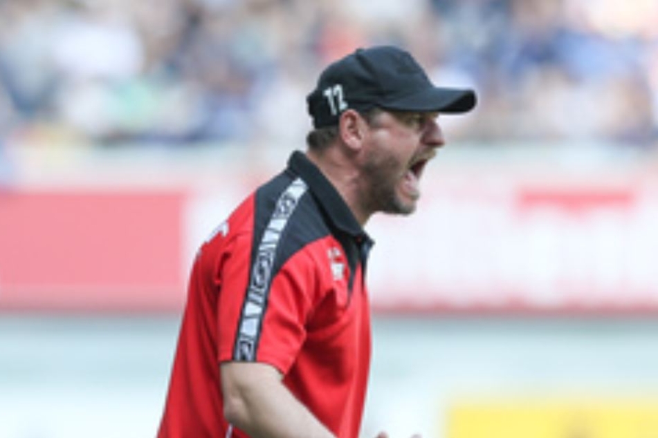 Knurrig wie eh und je: SCP-Trainer Steffen Baumgart