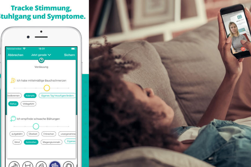 Die App "Cara Care" bietet eine individuelle Ernährungsberatung.