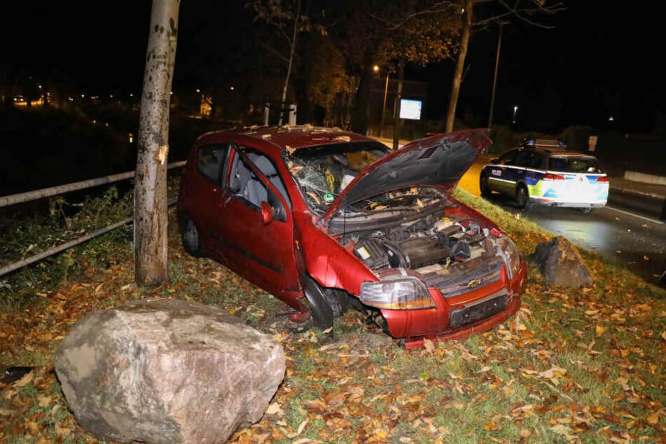 Der Fahrer und seine Beifahrerin wurden leicht verletzt.
