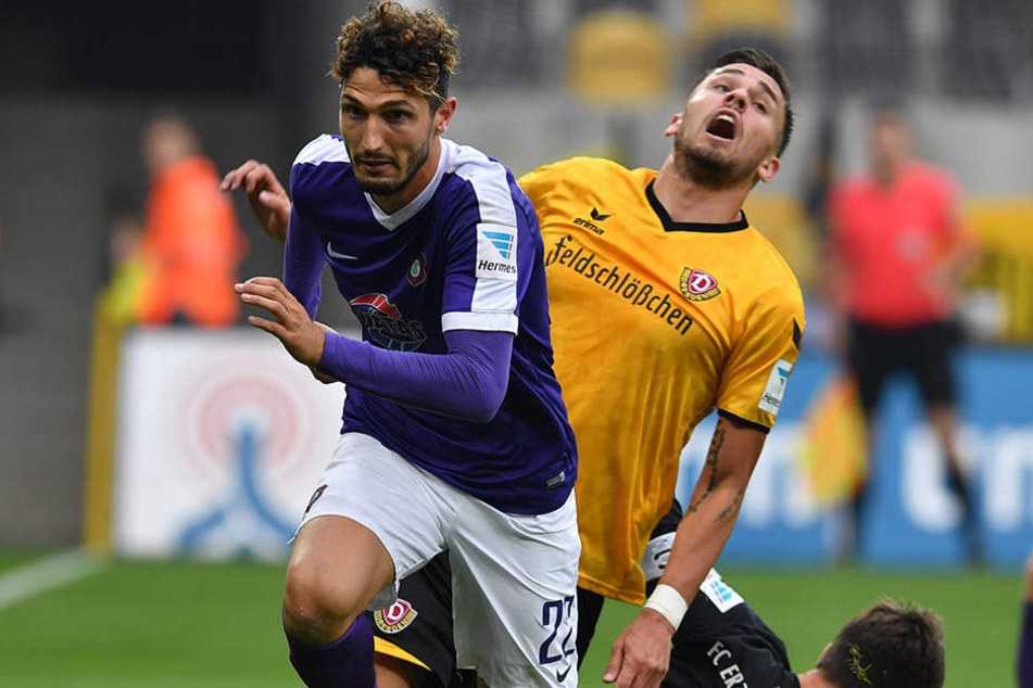 Das letzte Auer Spiel in Dresden endete schmerzhaft für Dynamo - 0:3.