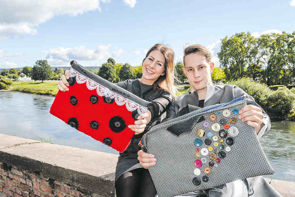 Lana Vandieken und Marco Heiser werden bei der Fashion-Show neben Handtaschen auch Kleidung präsentieren.